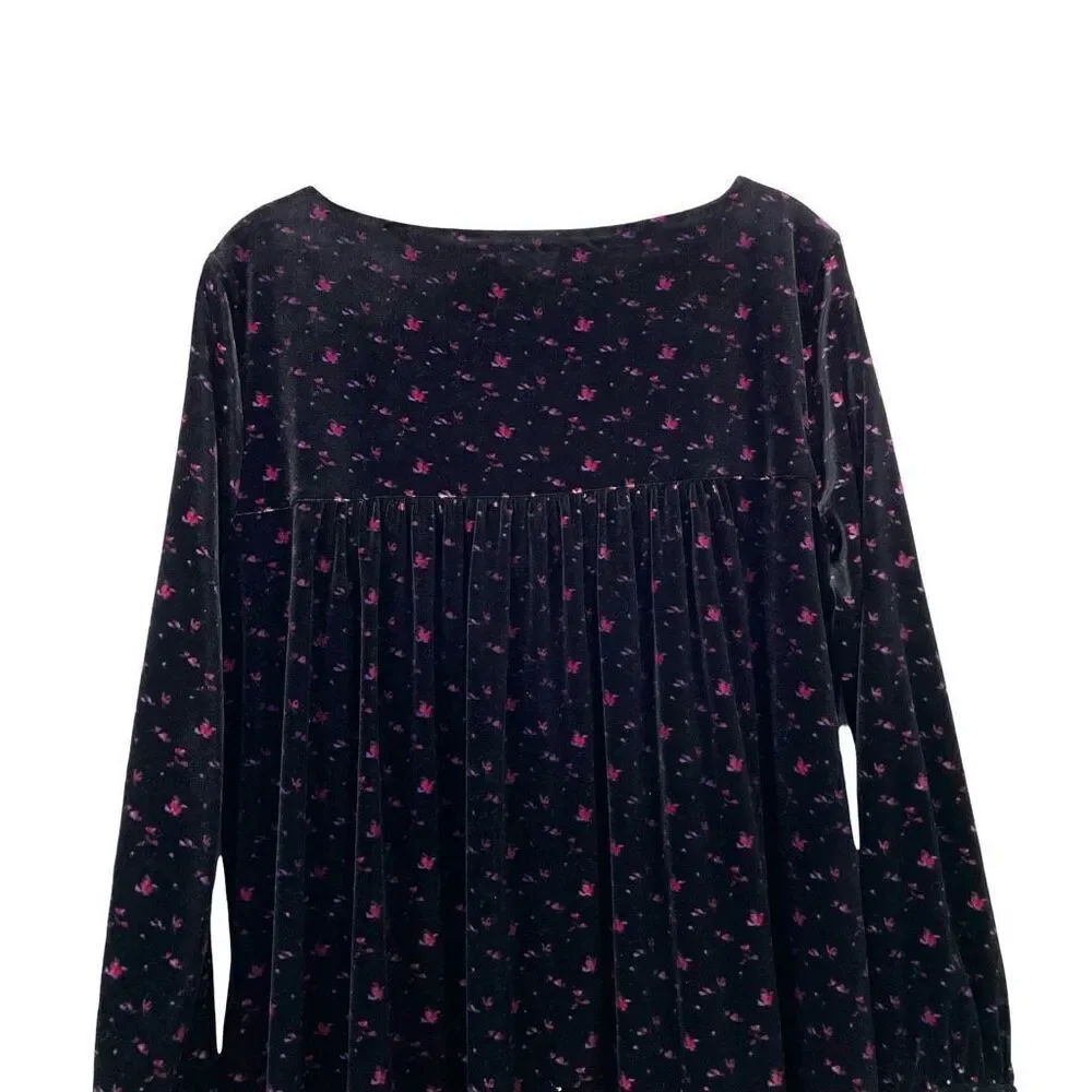 Hatch‎ maternity velvet floral dress Size M - Picture 7 of 7